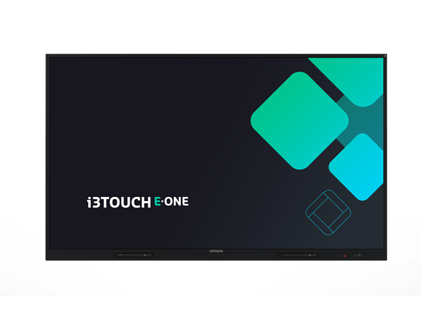 i3TOUCH E-ONE 55" 4K, 450 nits 18/7, OPS slot, 40 p touch, veggfeste