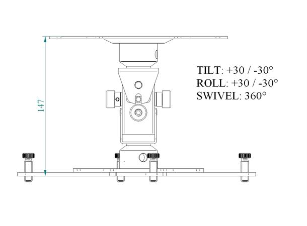 Euromet Arakno universal maks 20kg hvit Passer Epson bla. EB-L5/6/7