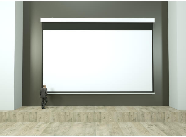 Screenline BIG LODO 750x469 cm 348" u/sorte kanter, lystett, gain 1,0