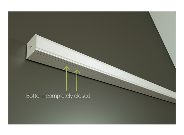 Screenline BIG LODO 750x469 cm 348" u/sorte kanter, lystett, gain 1,0