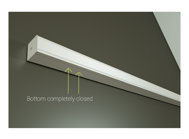 Screenline BIG LODO 750x469 cm 348" u/sorte kanter, lystett, gain 1,0