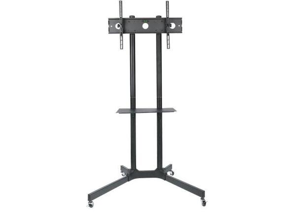 AVP PRO Gulvstativ 32-75" maks 40kg Ryddesalg/32-75"med hjul og hylle
