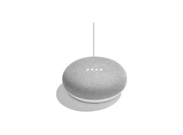 Google Home Mini Chalk Stemmestyrt høyttaler, Wifi, Bluetooth