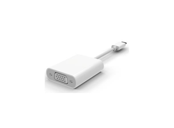 USB-C 3.1 - VGA hun adapter 1080p, 20 cm