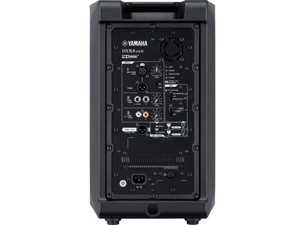 Yamaha DXR8mkII aktiv høyttaler 2-veis, 8" + 1.75", 1100W, 129dB SPL