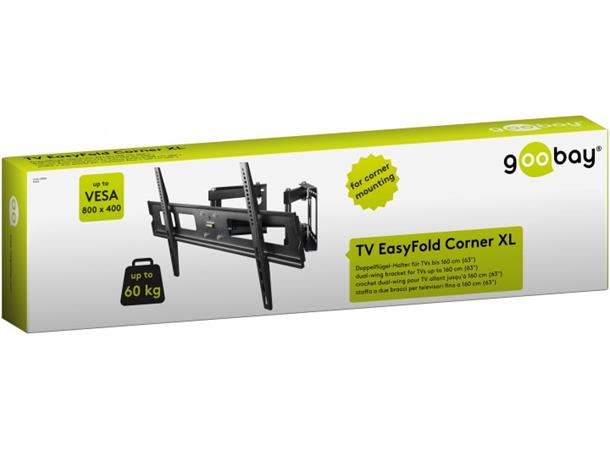 Goobay TV EasyFold Corner XL Ryddesalg/Demo/B-Vare