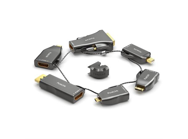 PureLink Adapter Ring Large - 6x HDMI 4K miniDP/DP/USB-C/Mini HDMI/Micro HDMI/DVI