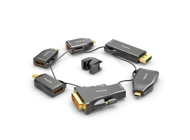 PureLink Adapter Ring Large - 6x HDMI 4K miniDP/DP/USB-C/Mini HDMI/Micro HDMI/DVI