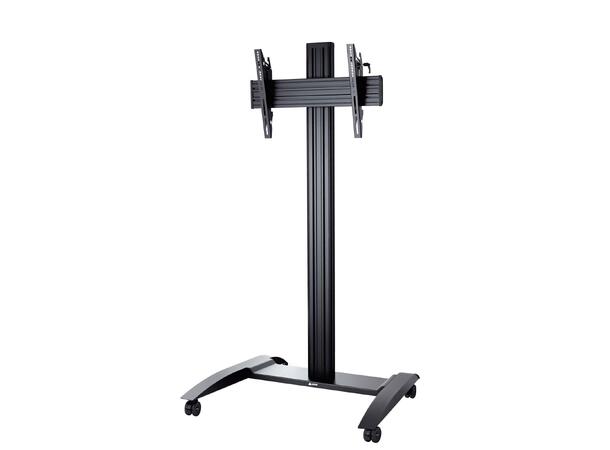 Edbak Premium Trolley for Screen 42-75" VESA600x400,70kg,tilt,justerbar