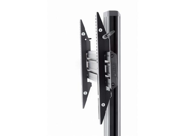 Edbak Premium Trolley for Screen 42-75" VESA600x400,70kg,tilt,justerbar