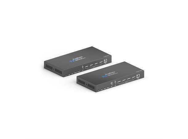 PureTools - HDBaseT Extender Set USB 2.0 Audio breakout, 4K(60Hz 4:4:4)