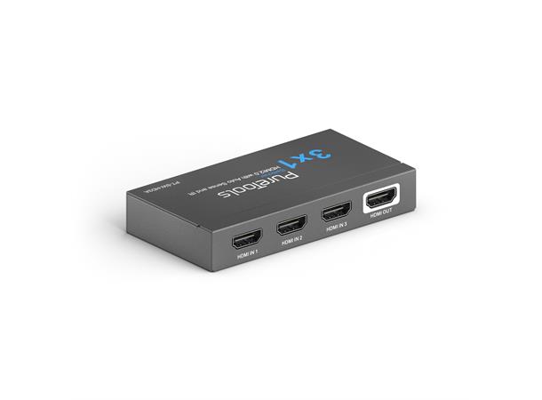 PureTools 3x1 4K 18Gbps HDMI Switcher with Auto Sense