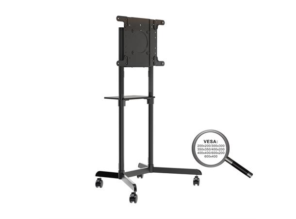 PureMounts Mobile TV Stand, black