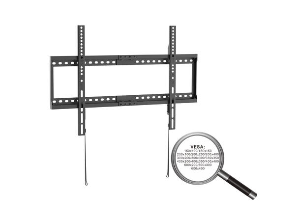 Puremount Wallmount Ryddesalg Max VESA 600X400, 75kg