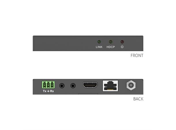 PureTools - HDBaseT Receiver 4K, 40m 4K / 70m 1080p