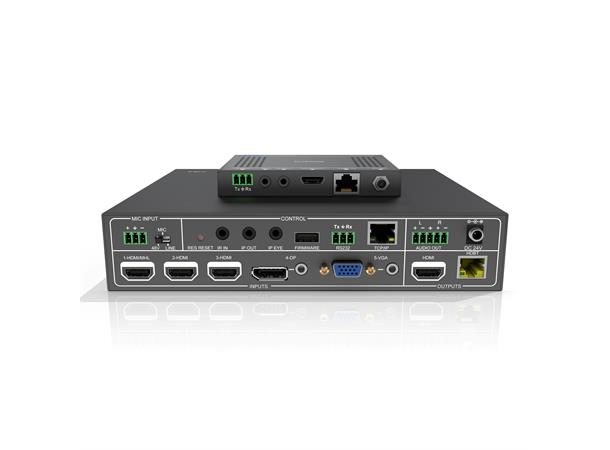 PureTools 5x2 2K Seamless HDBaseT Presentation Switcher with Scaler Set