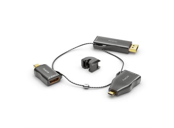 PureLink Adapter Ring Small - 3x HDMI miniDP/DP/USB-C > HDMI, gold plated