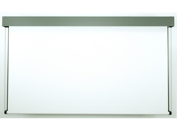 Screenline Maximillian  850x850 cm svart kasse, lystett duk