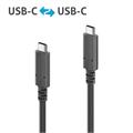 AOC USB-C 3.2 Fiberkabel 10Gbps 8m Bakoverkomp.60W.4K30.3A.USB-C-USB-C