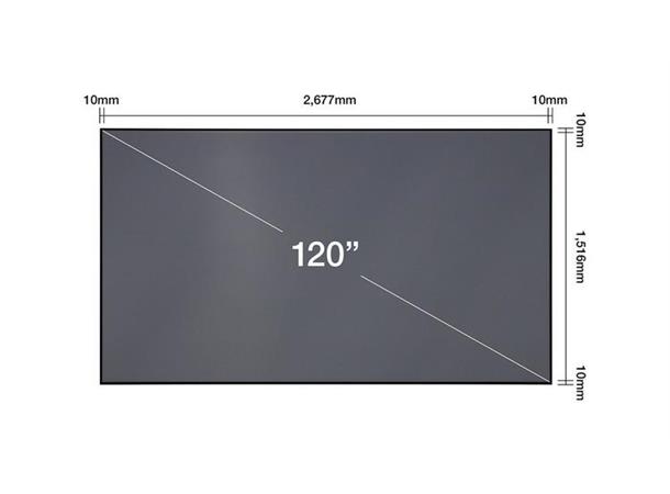 Epson ELPSC36 ALR lerret for UST laser 2657 x 1496 mm, 120'', 16:9