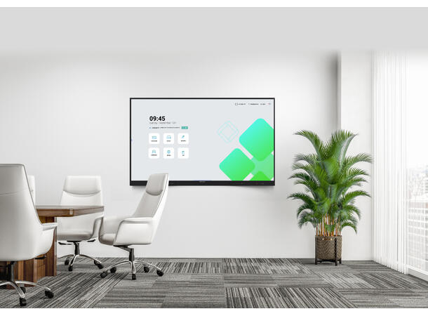 i3TOUCH E-ONE 86" 4K, 450 nits 18/7, OPS slot, 40 p touch , veggfeste