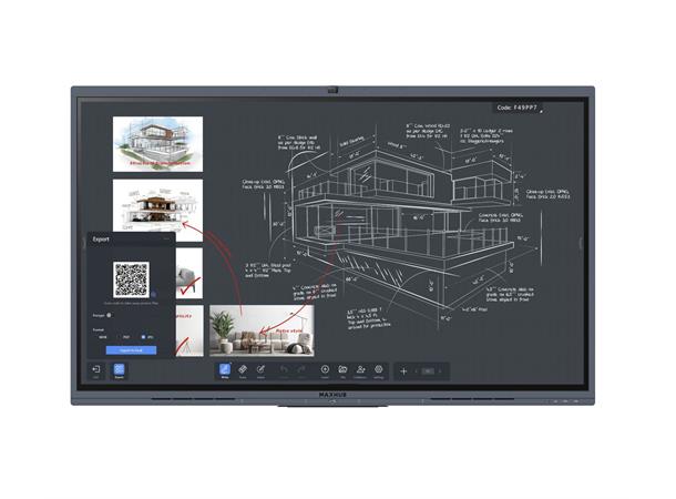 Maxhub 86" Classic AIO Conference IFP 48MP, 8xMic, 2x10+20W speak.Win OPS