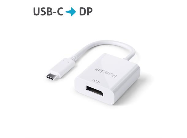 PureLink Adapter USB-C-DP 4K 10cm Pigtail 4K UHD 2160p 60Hz 3.1 60W