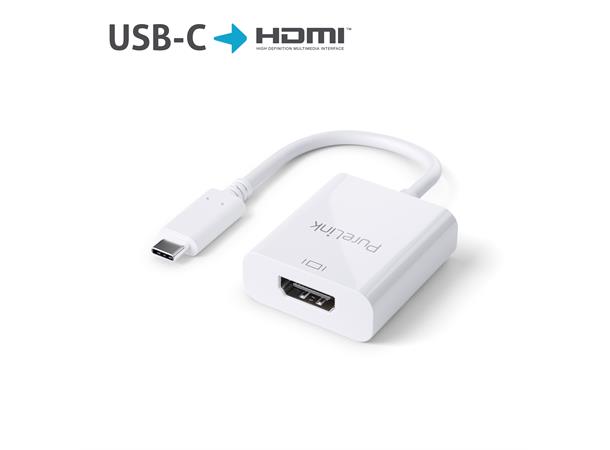 PureLink Adapter USB-C-HDMI 4K 10cm Pigtail 4K UHD 2160p 60Hz 3.1 60W