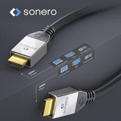 Sonero 4K HDMI kabel 3mtr 4K / UltraHD / 2160p @60Hz, 8bit, 4:4:4