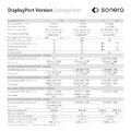 Sonero DisplayPort 8K kabel, 1m DP 1.4, 32.4Gbps, UHD-2 60Hz