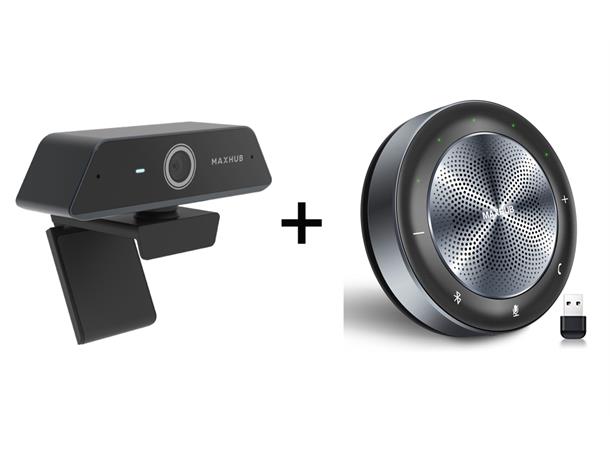 Video Webcam + Bluetooth speaker Maxhub Bundle