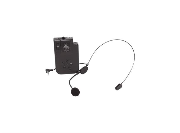 AMS portabel PA med batteri & mikrofon 116dB,hånd/bøyle mik,15"+1",Bluetooth