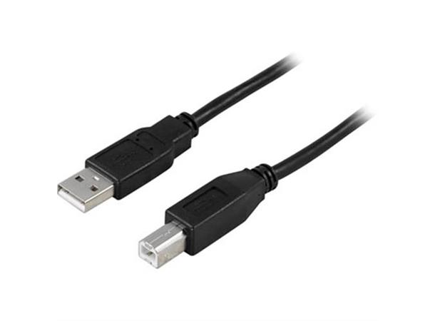 AVP USB 2.0 A - B kabel 5 meter, 2.0, 480 Mb/s