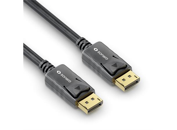 Sonero DisplayPort 8K kabel, 3m DP 1.4, 32.4Gbps, UHD-2 60Hz