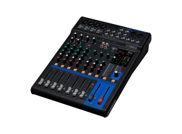 Yamaha Analog mixer, 4 mic/10 Line (4 mono+3 stereo) Digital effects