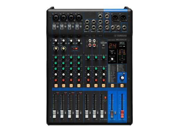 Yamaha Analog mixer, 4 mic/10 Line (4 mono+3 stereo) Digital effects