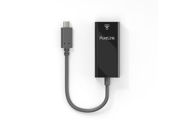 Premium aktiv 1G USB-C til RJ45 Ethernet-portredder/adapter.USB-C v3.2