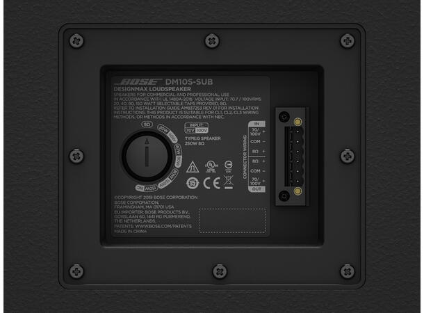 BOSE DESIGNMAX DM10S-SUB SINGLE BLK
