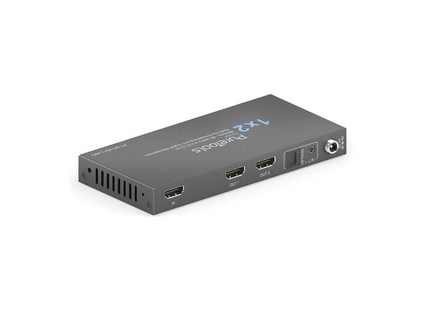 PureTools - 1x2 HDMI2.1 Splitter - 48Gbp with Scaler and Audio De-Embedding