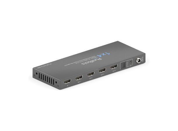 PureTools - 1x4 HDMI2.1 Splitter - 48Gbp with Scaler and Audio De-Embedding