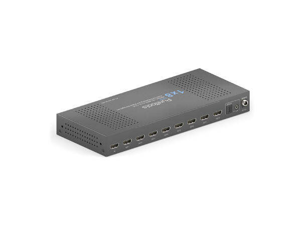 PureTools - 1x8 HDMI2.1 Splitter - 48Gbp with Scaler and Audio De-Embedding