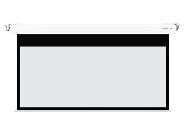 Screenline LODO EVO 16:10 690x431cm Hvit kasse, svart motvekt