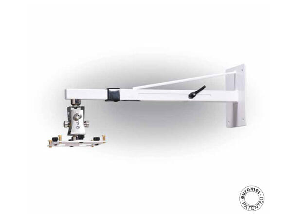 Euromet veggfeste projektor Maxi Hvit, 90-150cm uten Arakno!