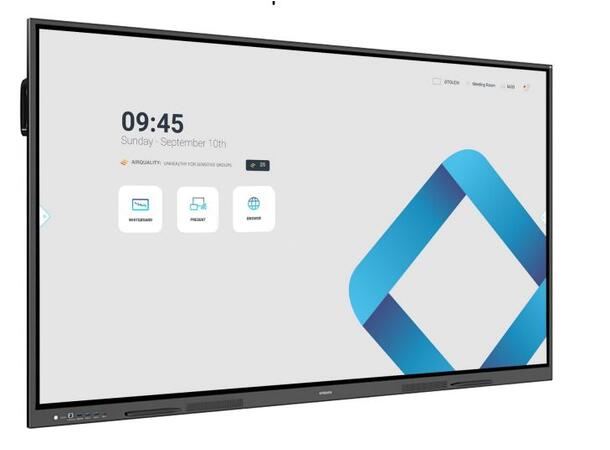 i3TOUCH V-ONE 86" 4K, 450 nits 18/7, OPS slot, 40 p touch , veggfeste