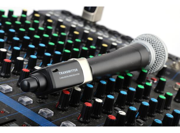 Xvive - U3 Microphone/PA Wireless System XLR WL TX/RX >30m >5t batteri