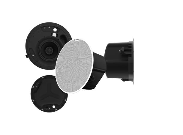 InfoBit - iSpeaker DAC6S celling stk 4×2.5" 60W 93dB Dante 20° v,120° h black