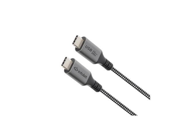 InfoBit -iCable- U4-CC2040 usb-c - usb-c 4 20gbps 240w 4m