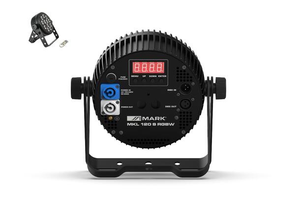 WorkPro - SLIM PAR, RGBW LED 96W Beam angle 45º DMX 8CH 12 x8W RGBW LED