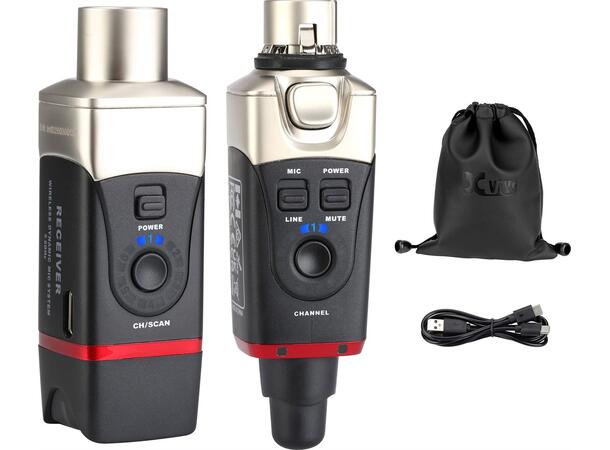 Xvive - U35 Microphone/PA WL System XLR WL TX/RX >30m >5t batteri