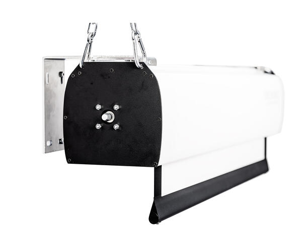 Screenline LODO motor 16:9 490x275cm Sort kasse og bunnvekt